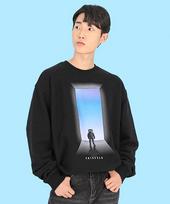 Chris Chello (Unisex) Astronaut Sweatshirt - (Black Heavy Terry Oversized Fit) Black/1(S)