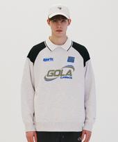 Golla Color Block Sweat Collar Sh [Light Gray] Light Gray/M