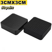 Sticky Backing Adhesive Fastener Patch Double-Sided Sticker  Vehicle Dashboard Use 3*3cm