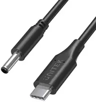 UNITEK Dell nešiojamojo kompiuterio maitinimo laidas 65W USB-C į DC 4.5mm - 1,8m juodas