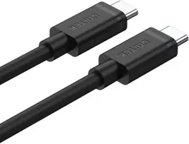 UNITEK USB-C į USB-C laidas 3m - Juodas - USB 3.2 Gen 2 10Gbps 100W PD
