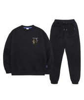 One Hundred Percent Ohp X Moai Assassin And Girl No.3 Fleece-Lined Sweatshirt + Jogger Pants Set (2 Colors) Black/Xl