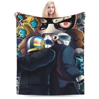 France Band D-Daft P-Punk Blankets Quality Soft Warm Bedding Throws Winter Decorative Couch Chair Street Trend Bedspread Size: 75*100cm, Weight: 230 GSM
