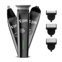 Beardo Ape-X Prime 3-in-1 Multipurpose Trimmer for Men | Grooming Kit : Beard Trimmer, Precision Trimmer, Ear & Nose Trimmer | Stainless Steel self