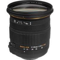 SIGMA EX DC OS HSM Standard Zoom Lens for Nikon Cameras 17-50mm F2.8 APS-C juoda