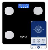 Venus (India) BMI Weight Scale & Body Fat Analyzer with IOS/Android App Sync,25+ Essential Composition Metrics Weighing Machine for Home Health Mon