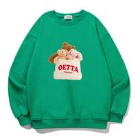 Yda Friends Teddy Bear Oversized Sweatshirt_Ot3D031Gr Green/M
