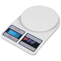 Electronic Scale Kitchen Digital Scale Hot Sale  10KG Customized Digital Display ABS Plastic Digital LCD with Lid (White,0.1 g&10KG&230x160x40mm) balta