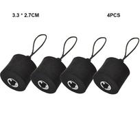 4pcs New EVA Kayak Marine Boat Scupper Stopper with Cord Rope Bungs 2 Sizes Drain Holes Plugs Black Kayak Accessory 3.3 - 2.7CM