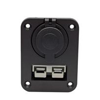 NEW-2X Anderson Plug C-Igarette Lighter Socket Flush Mount Recessed Plate For Caravan Camper Boat Truck juoda