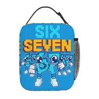 Steal A Brainrot 67 Italian Brainrot Gaming Insulated Lunch Bags Cooler Bag Meal Container Large Tote Lunch Box for Office One Size