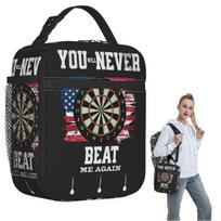 Dart Board Arrow Target Insulated Lunch Bag for Women Children Leakproof Food Boxes Thermal Lunch Box Tote One Size