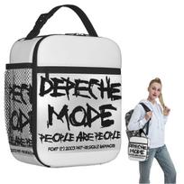 Kawaii Depeches DM Mode Musician World Tour Insulated Lunch Bag for Women Kids Portable Food Boxes Thermal Lunch Box Tote One Size