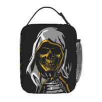 Death Stranding Kojima Productions Skull Insulated Lunch Bags Thermal Bag Meal Container Tote Lunch Box Girl Boy Work Travel One Size