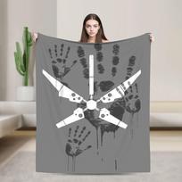 Death Stranding 2 Blanket Fleece Summer Multi-function Soft Throw Blankets for Home Car Plush Thin Quilt Size: 75*100cm, Weight: 230 GSM