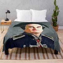 Babylon 5 Centauri Londo Mollari Portrait Throw Blanket Beautiful Blankets Weighted Blanket Camping Blanket vintage Size: 75*100cm, Weight: 230 GSM