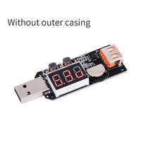 5V 5W USB Fan Governor Speed Controller Adjuster  USB light dimming timing USB voltage conversion Voltage display Without outer casing