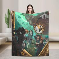 Esquie Whooo Wheee Blankets Clair Obscur Expedition 33 Flannel Awesome Soft Throw Blanket for Bedspread Winter Size: 75*100cm, Weight: 230 GSM