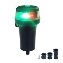 Marine Boat Kayak Portble Navigation Lights Multi Red And Green Dual Color Light 3AA Batteries(Not Included) LT01101 Red Green