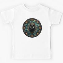 Cat Noir #969 | Black Cat Kids T-Shirt 110