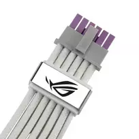 ASUS ROG EQUALIZER White Edition GPU Power Cable - 16-pin 12VHPWR to 3x8-pin PCIe - 700mm White