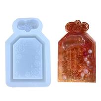 Amulet Quicksand Resin Shaker Silicone Molds for DIY Craft Keychain Decorations