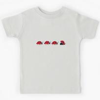 Lady Bug Line Insect  Kids T-Shirt 150