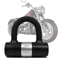 16mm Heavy Duty U Lock Motorcycle Lock Bicycle Lock Dics Lock with 2Keys Security for Moped Scooter Outdoors