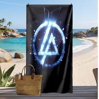 Linkin Park Printed Quick Dry Beach Towel Super Absorbent Soft Lightweight Bath Towel for Pool Summer Travel 70cmx140cm(27x55inch)