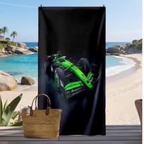 Stake F1 Team Kick Sauber Printed Quick Dry Beach Towel Super Absorbent Soft Lightweight Bath Towel for Pool Summer Travel 70cmx140cm(27x55inch)