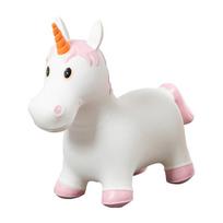Multi Playing Scenes Lovely Hopper Animal Toys White-pink Unicorn Style Kids Outdoor Fun Playing Inflatable Toy Gifts for Sale ruda