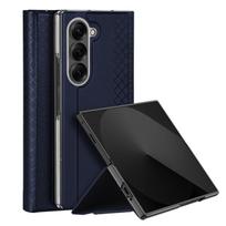 Phonecase for Samsung Galaxy Z Fold7 5G PU + TPU Phone Case only case&for Samsung Galaxy Z Fold7&Opp Bag mėlyna