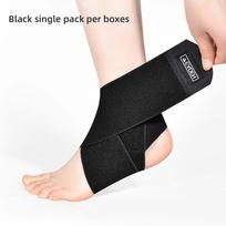 Adjustable Ankle Brace Support Sleeve for Sprain Recovery Relief - Compression Foot Protector Guard for Basketball, Sports S:32-37 beige