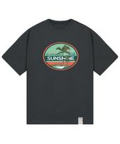 Graver Ordinary [Odnr-Unisex] Vintage Sunshine Short Sleeve T-Shirt_Charcoal Charcoal/Xl