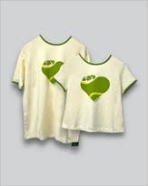 Seiseisei Tennis Ringer Tea Green Green/L(Unisex)