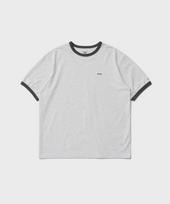 Le Tigre Classic Ringer T-Shirt (White Melange) White Melange/M