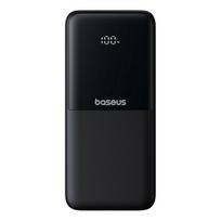 Powerbank 10000mah 22.5w z wyświetlaczem kablami usb-c iphone lightning lipow - czarny