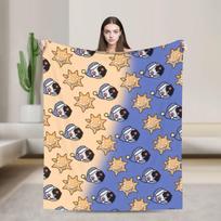 FNAFS At Freddy's Horror Blanket Camping Flannel Throw Blanket For Outdoor Soft Design Quality Bedspread Birthday Gift Size: 75*100cm, Weight: 230 GSM