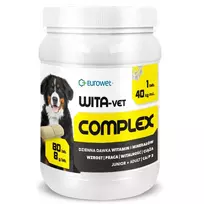 EWE EUROWET Wita-Vet Complex 8g - Vitamin & Mineral Supplement for Dogs - 80 Tablets