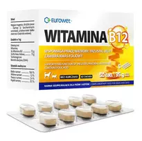EWE EUROWET Vitamin B12 papildas šunims ir katėms – 50 tablečių