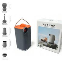 Portable Electric Air Pump with Built-in Lighting for Fast Inflating Airbeds Swimming Rings Pool Toys On-the-Go Electric Air Pump pilka
