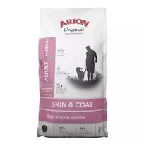 AIN ARION Original Skin & Coat Medium Salmon Dry Dog Food 12 kg