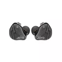 JYO JOYO JMH-05 In-Ear Monitor – 9,2 mm dinaminis garsiakalbis, atjungiamas kabelis, 16 omų, juoda/skaidri