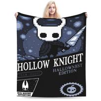 Hollow Knight Funny Games Blanket Lightweight Thin Flannel Novelty Gift Throw Blankets Quilt Size: 75*100cm, Weight: 230 GSM