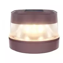 ENTAC Solar Warning Light Amber LED Flashing