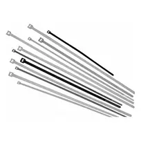 WKK Juodi UV stabilizuoti nailoniniai kabelių raiščiai 200x3,6mm 100 vnt. pakuotė