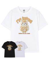 Drift Out Baked Marshmallow Cat Short Sleeve T-Shirt (3 Colors) Melange/L