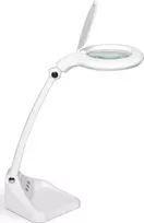 MAUL MAULiris LED Didinamoji Stalo Lemp, 3 Dioptrijos (1,75x), 127 mm Lęšis, 760 lm, 6500 K, 9 W, Balta