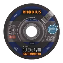 RHODIUS XT 67 115x1.5x22.23 Pjovimo Diskas Pro Blue