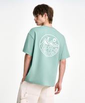 Supra Circle Graphic Short Sleeve T-Shirt (Mint) Mtl/M